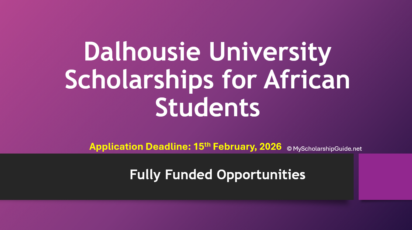 Dalhousie University Scholarships for African Students