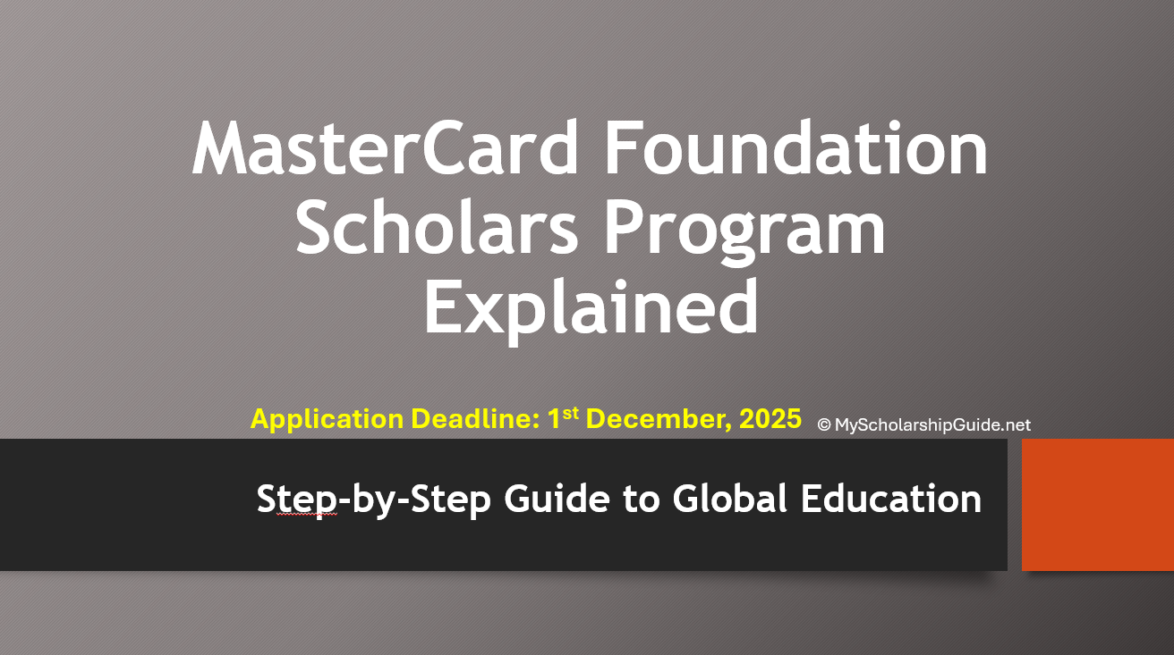 MasterCard Foundation Scholars Program