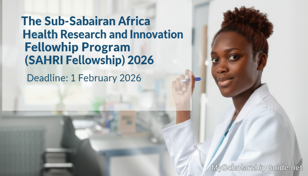 The sub-Saharan Africa Health Research and Innovation Fellowship Program (SAHRI Fellowship) 2026