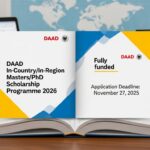 DAAD In-Country/In-Region Masters/PhD Scholarship Programme 2026