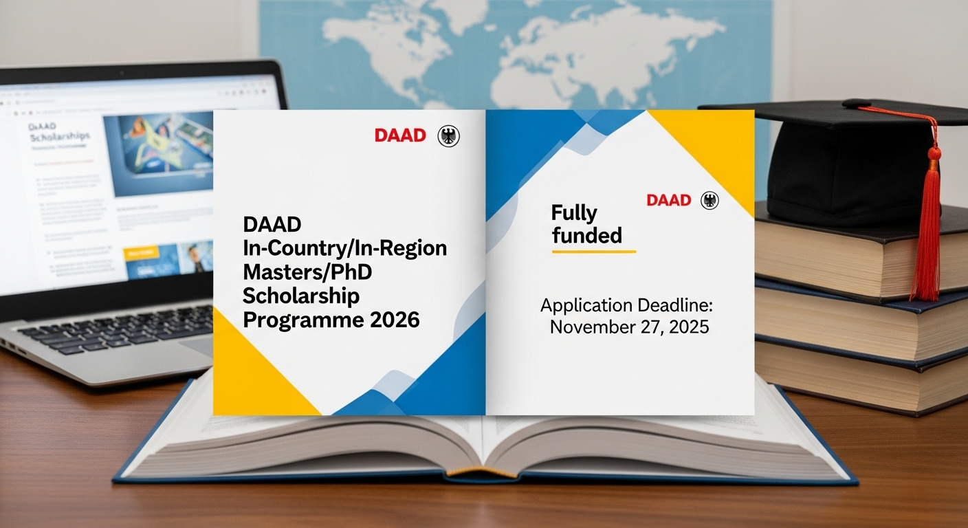 DAAD In-Country/In-Region Masters/PhD Scholarship Programme 2026