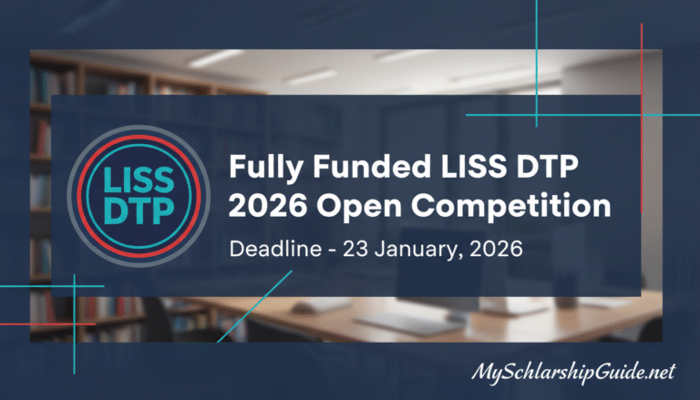 Fully Funded LISS DTP 2026 Open Competition