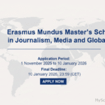 Erasmus Mundus Master's Scholarship in Journalism, Media and Globalisation: Complete Application Guide (2026/2028)