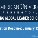 American University Emerging Global Leader Scholarship Opens for 2026, Offering Full-Ride to International Students