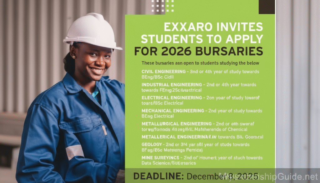Exxaro Bursary Programme 2026