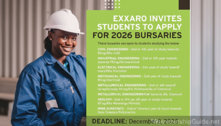 Exxaro Bursary Programme 2026