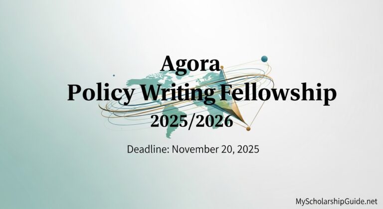 Agora Policy Writing Fellowship 2025/2026