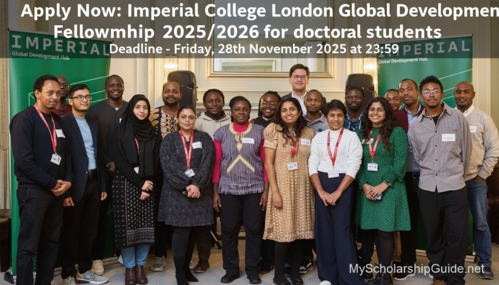 Apply Now: Imperial College London Global Development Fellowship 2025/2026 for doctoral students