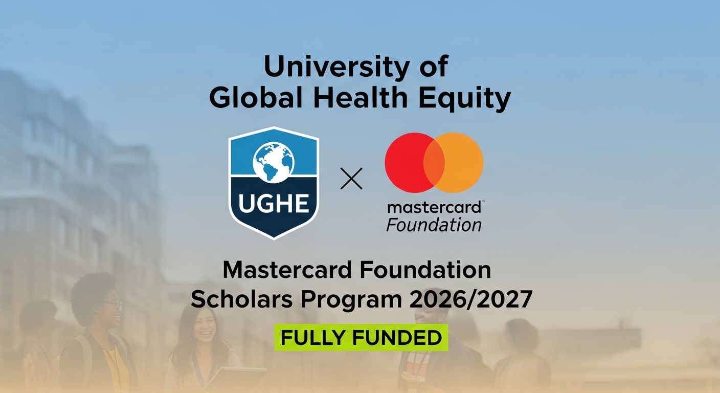 The University of Global Health Equity (UGHE) Mastercard Foundation Scholars Program 2026/2027