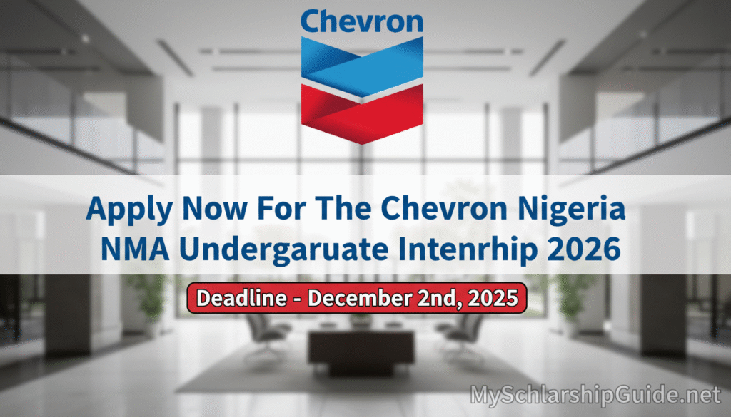 Apply Now For The Chevron Nigeria NMA Undergraduate Internship 2026