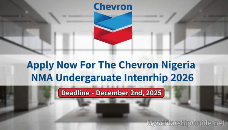 Apply Now For The Chevron Nigeria NMA Undergraduate Internship 2026