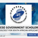 Chinese Government Scholarship 2026/2027 for South African Applicants